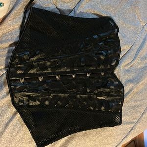 Black Lace Corset